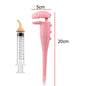 Pet Medication Feeder Cats and Dogs Pet Pill Dispenser Silicone Syringe with Soft Tip Medicinal Pusher for Small Animals