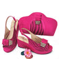 Ladies Shoes With Matching Bag Set for Party