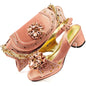 New Arrival Wedding Shoes and Bag Set HMP1-17