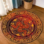Razer Round Rugs Carpet Game Rome Gamer Gift Door Floor Mat Playroom Upholstery Living Room Bedroom Fashion Gaming Rug Decor
