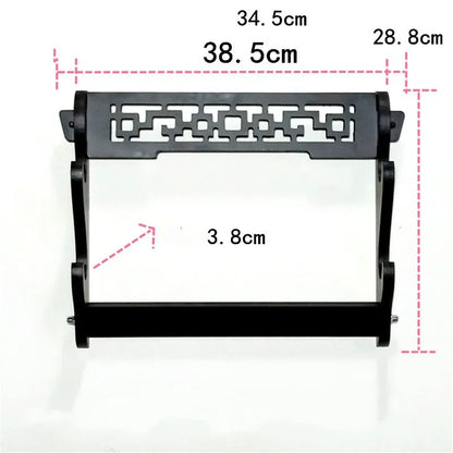 Wall Katana Support Sword Holder Wooden Wall Mount Multi-layer Stand Umbrella Rapier Shelf Display Support Weapon Bracket Holder