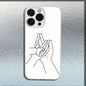 Mom Daughter Son Dad Hold Hands Phone Case