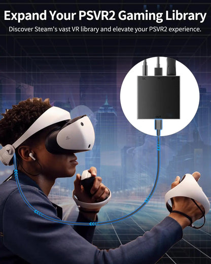 AOLION For PS5 VR2 PC Converter PS VR2 PC Adapter Kit PC Adapter