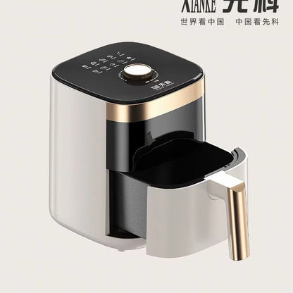2025 New Xianke Air fryer 5L large capacity household barbecue multifunctional rotary electric fryer electric oven