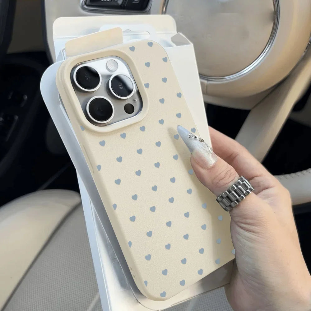 Cute Bow Silicone Leather Phone Case