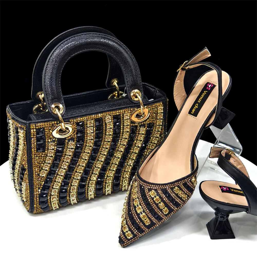Matching Women Shoe and Bag Set INHSC1-1