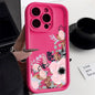 Flower Shockproof Matte Silicone Cover Phone Case