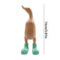 Duck Sculpture With Rain Boots | Spotted Wellies Boots Resin Duck Figurine | Duck Statue With Boots Garden Decor For Party Yard
