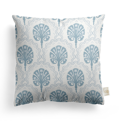Scallop Floral Pillow Cover | Featuring Preppy Colorway