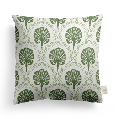 Scallop Floral Pillow Cover | Featuring Preppy Colorway