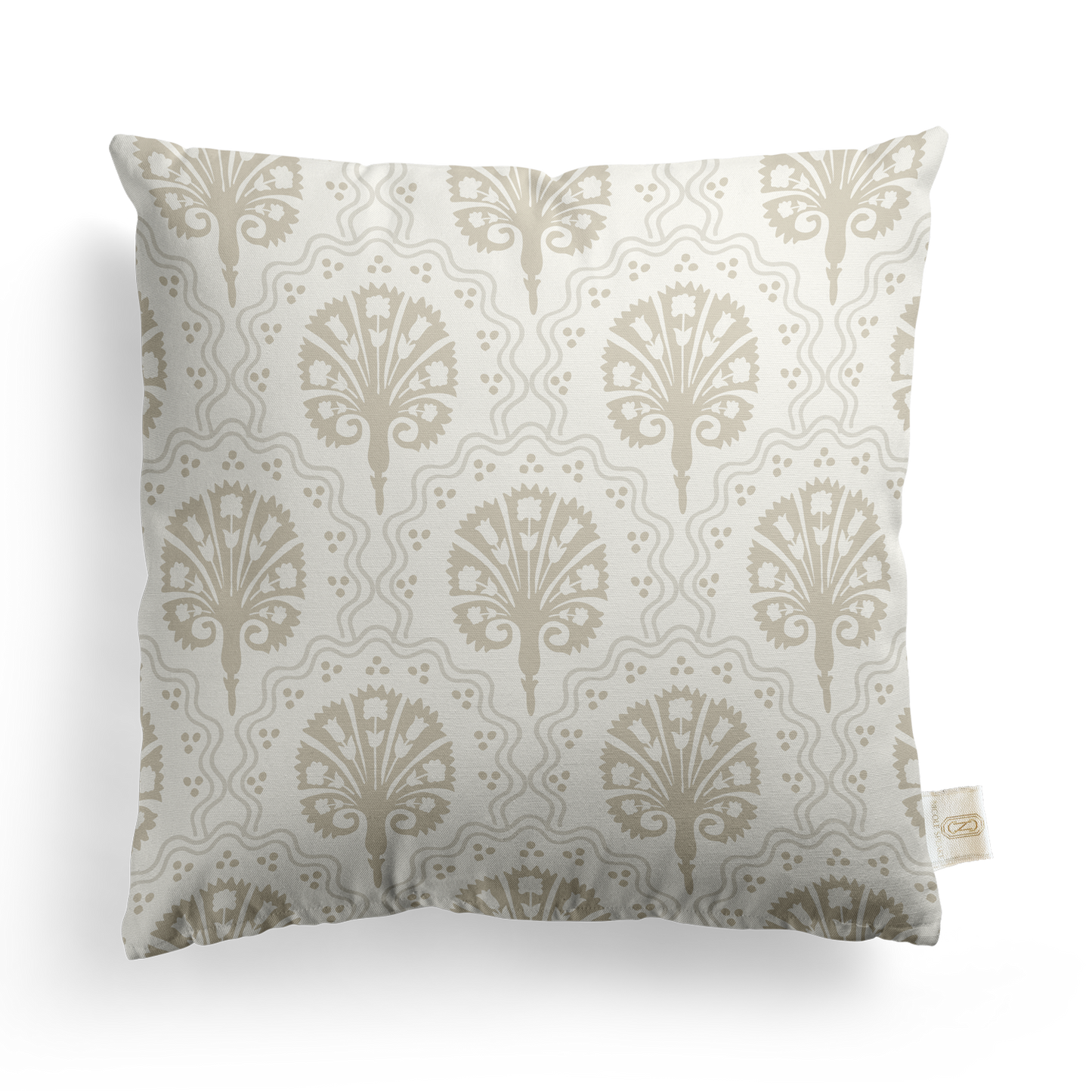 Scallop Floral Pillow Cover | Featuring Fiesta Colorway