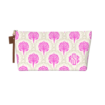 Scallop Floral Cosmetic Bag