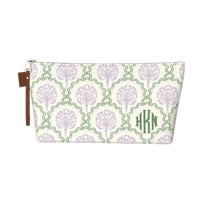 Scallop Floral Cosmetic Bag