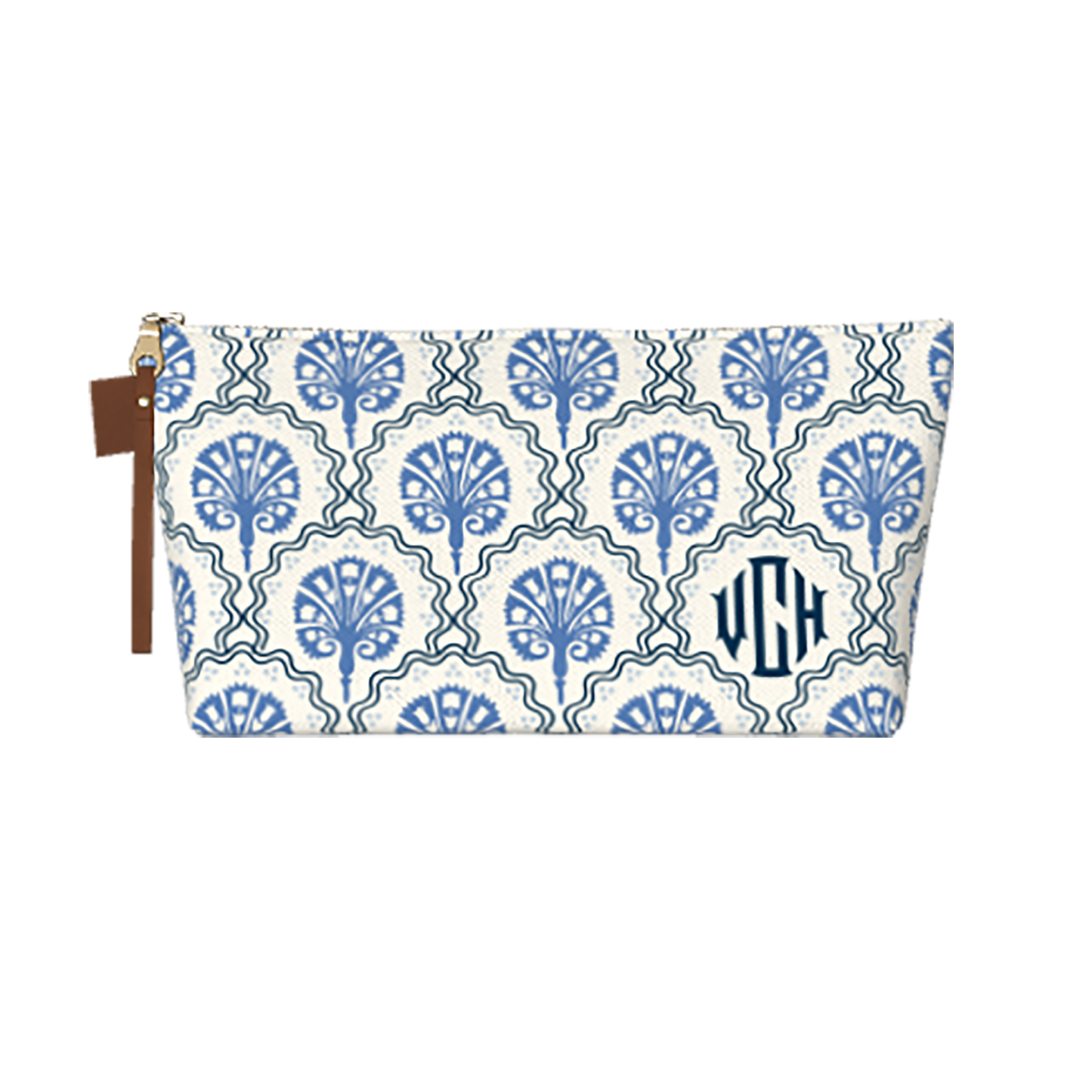 Scallop Floral Cosmetic Bag