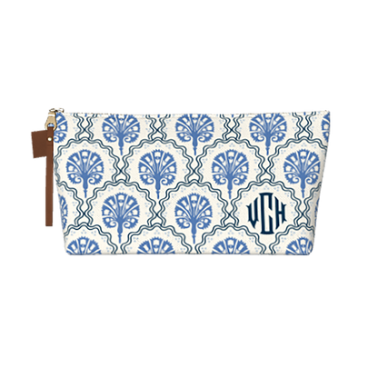 Scallop Floral Cosmetic Bag