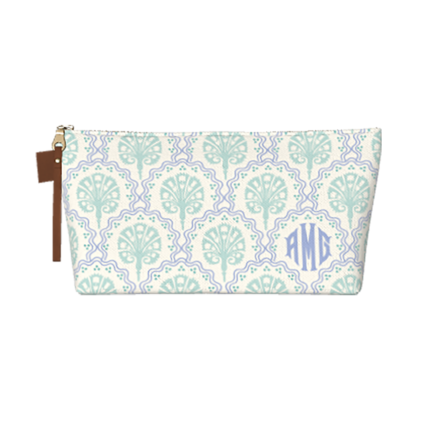 Scallop Floral Cosmetic Bag