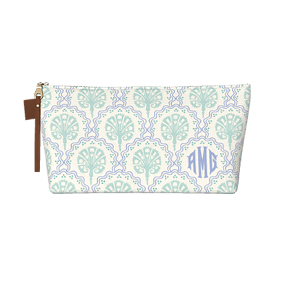 Scallop Floral Cosmetic Bag