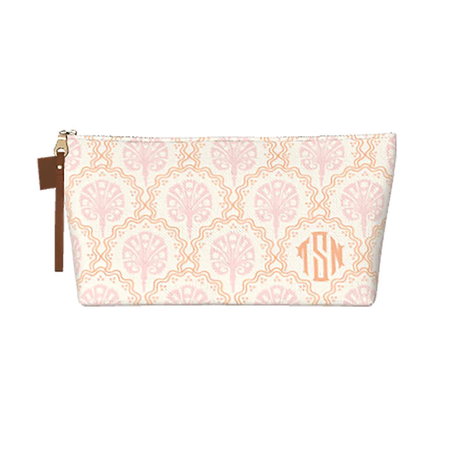 Scallop Floral Cosmetic Bag
