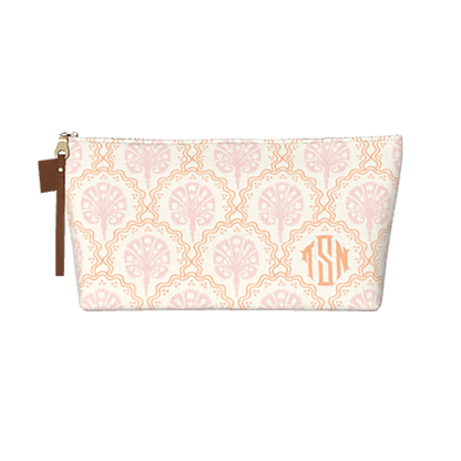 Scallop Floral Cosmetic Bag
