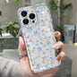 Flower Shockproof Soft Clear Cover For Girl Phone Case