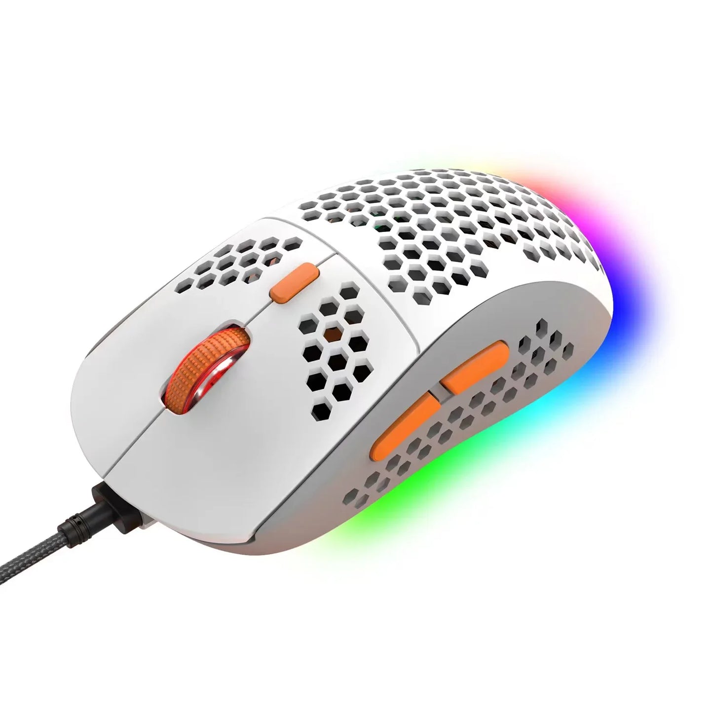 Ultralight Gaming Mouse or 24 Inch Curved Monitor, FHD(1920×1080p) 75HZ Computer Monitors, 178° Wide Viewing Angle PC Monitor