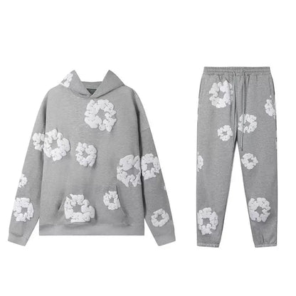 DENIM TEARS Foam Cotton Printed Hoodie