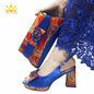 Italian Design Shoes Matching Bag Set