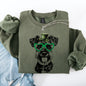 Schnauzer, Adorable Dog, St Patrick's Day, Lucky, Irish Sweatshirt