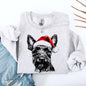 Scottish Terrier, Santa, Scotty Dog, Christmas, Dog Lover, Pet Sweatshirt
