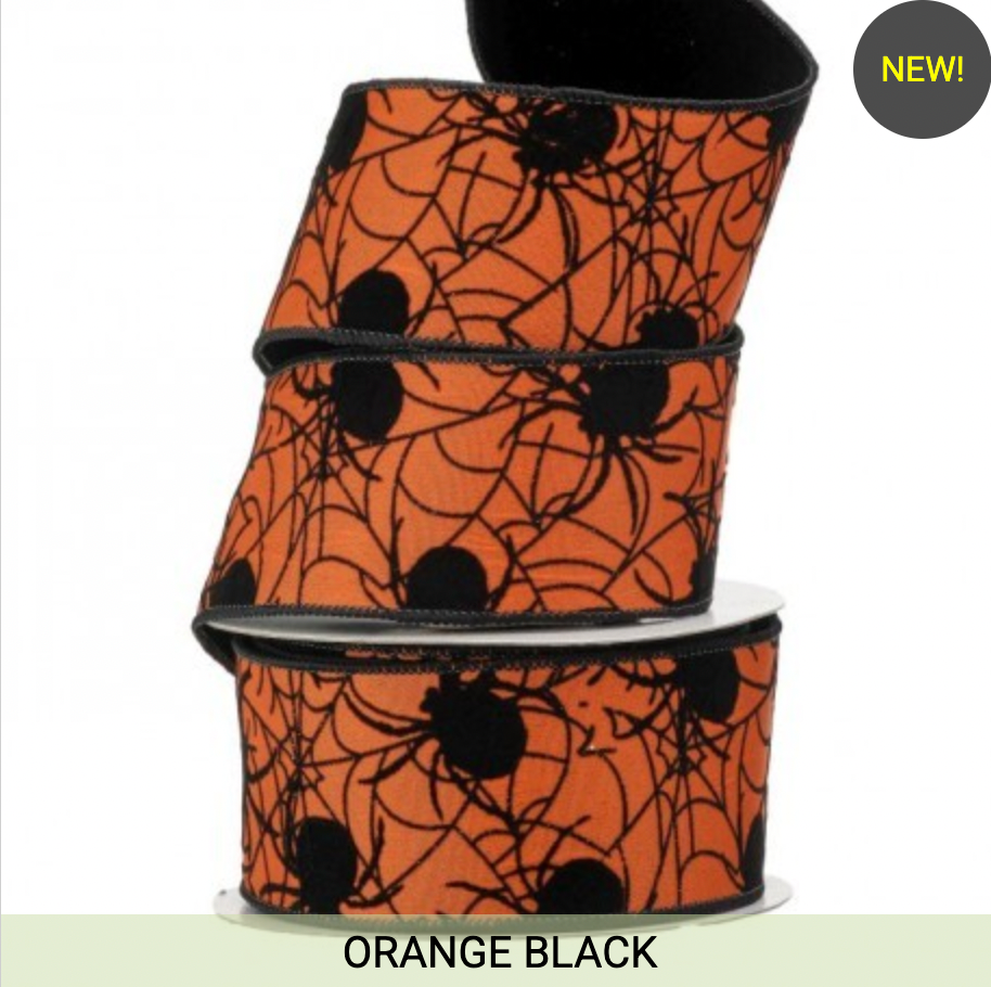 2.5"X10Y SPIDER WITH VELVET RIBBON