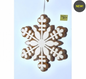 15" GINGERBREAD SNOWFLAKE