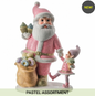 Santa's Sweet Shoppe Collection 8" RESIN PINK SANTA SWEETS ELF