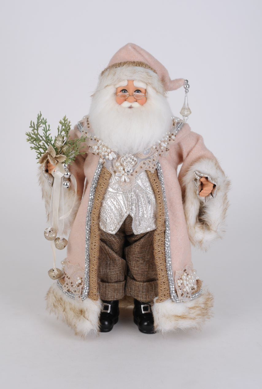 17" Rose Santa