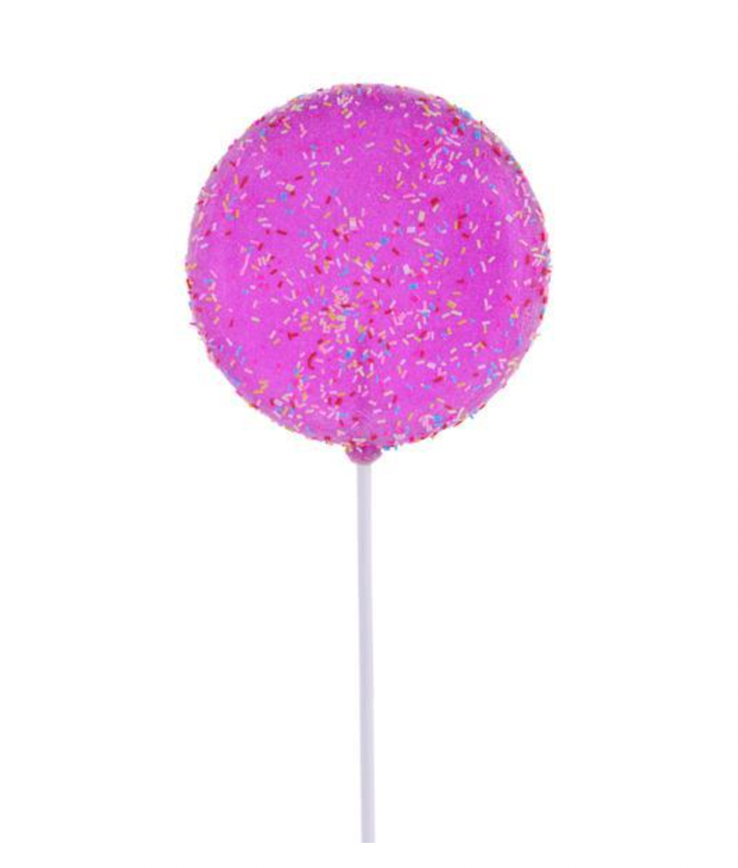 5" GLITTER SPRINKLE LOLLIPOP PICK