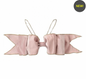 6"X16"X24" PINK VELVET PREMADE BOW