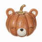 7" Resin Bear Pumpkin  Brown