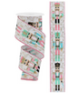 Santa's Sweet Shoppe Collection - 2.5" X 10YD NUTCRACKERS MINT RIBBON