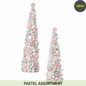 Santa's Sweet Shoppe Collection - 15 & 18" RESIN SWEETS TREE SET OF 2