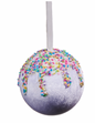 Santa's Sweet Shoppe Collection - 4" Candy Sprinkle Velvet Ornament