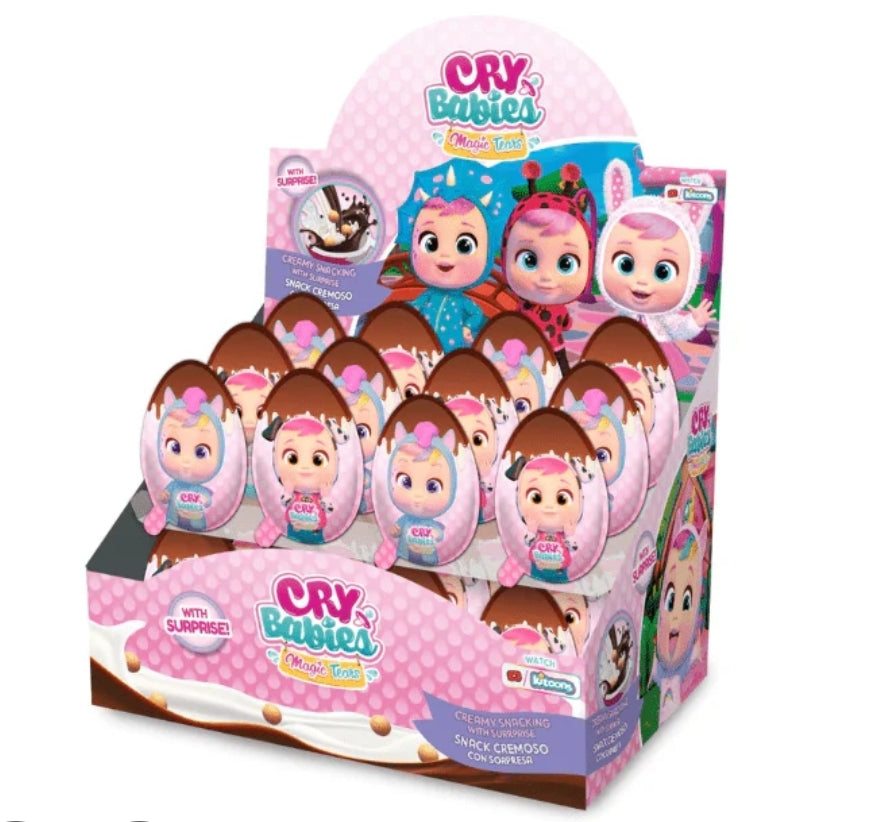 24PK Cry Babies CHOCOLATE EGGS