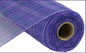 10"X10YD MULTI STRIPE MESH PURPLE/LAV/BLUE