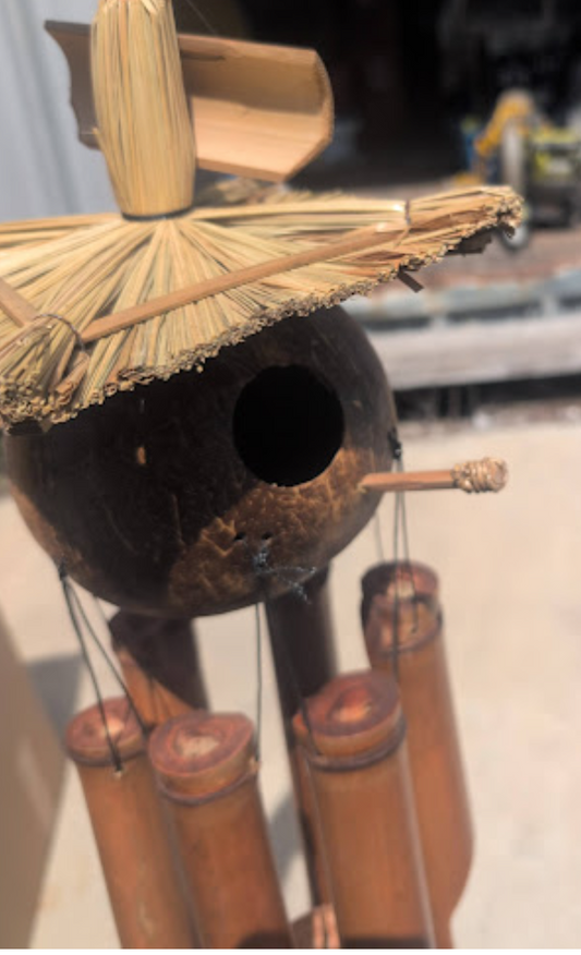 Coconut Hut Wind Chime