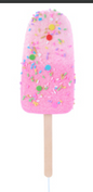11.5"L SPRINKLES/CONFETTI POPSICLE PICK 4 ASST LAV, BLU, PNK, YLW, PICK ONE