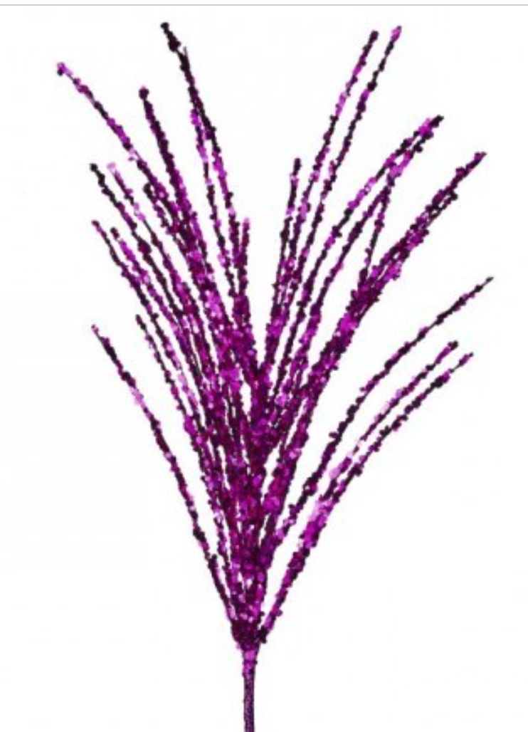 28" SEQUIN GLITTER SPRAY purple