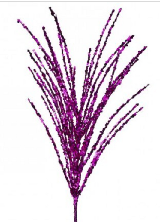 28" SEQUIN GLITTER SPRAY purple