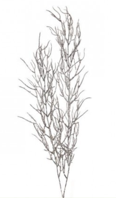 44" FROSTED HANGING TWIG BRANCH NATURAL FROST