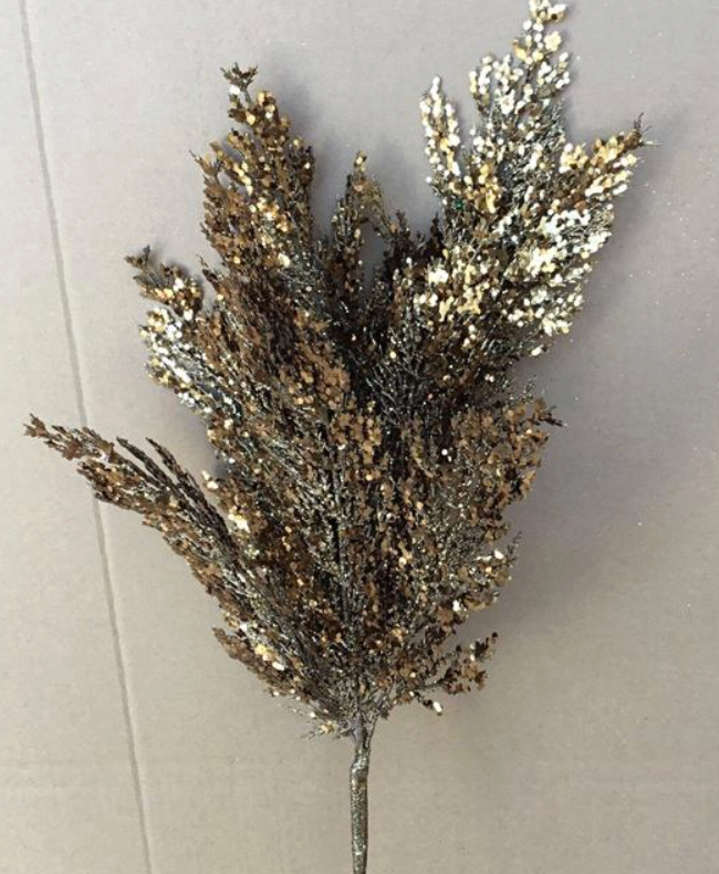 GLITTER PINE SPRAY COOPER/GOLD SPRAY