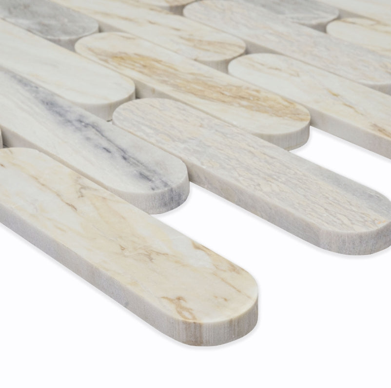 Angora Ellipse Polished Tile