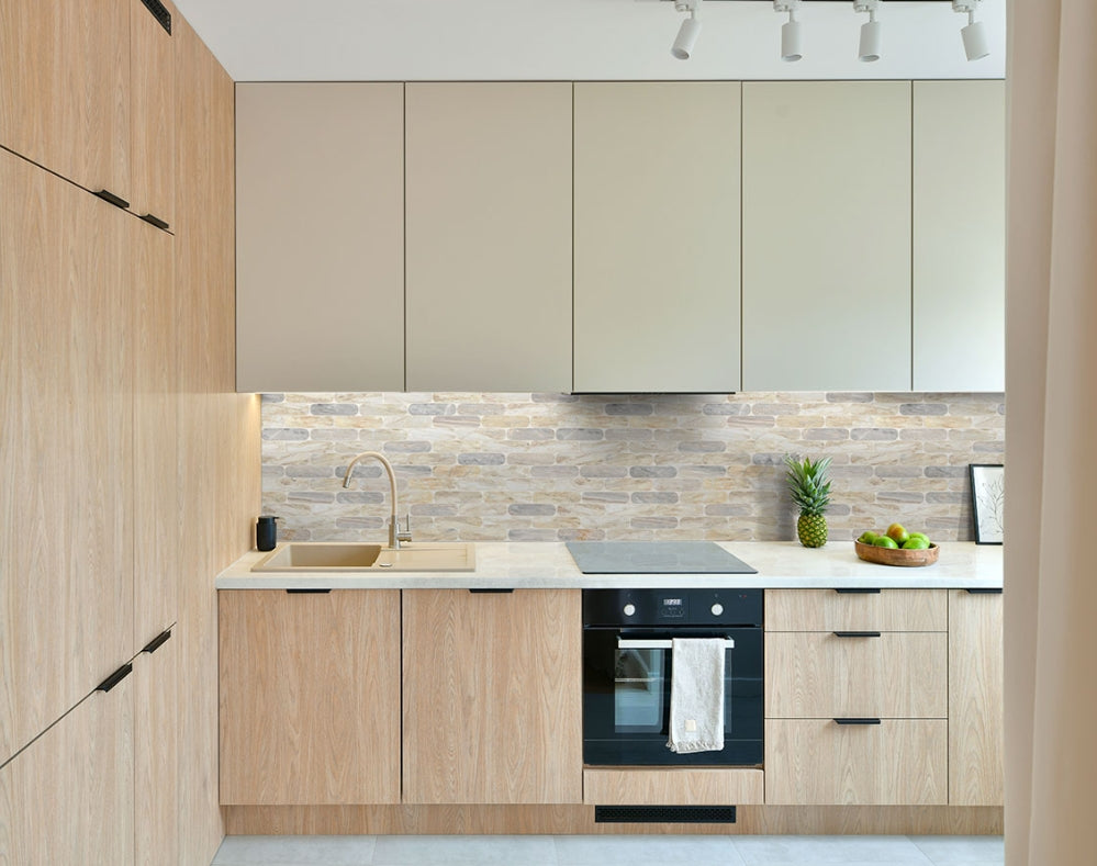 Angora Ellipse Polished Tile