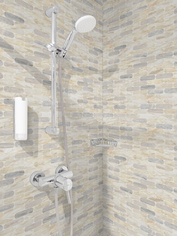 Angora Ellipse Polished Tile